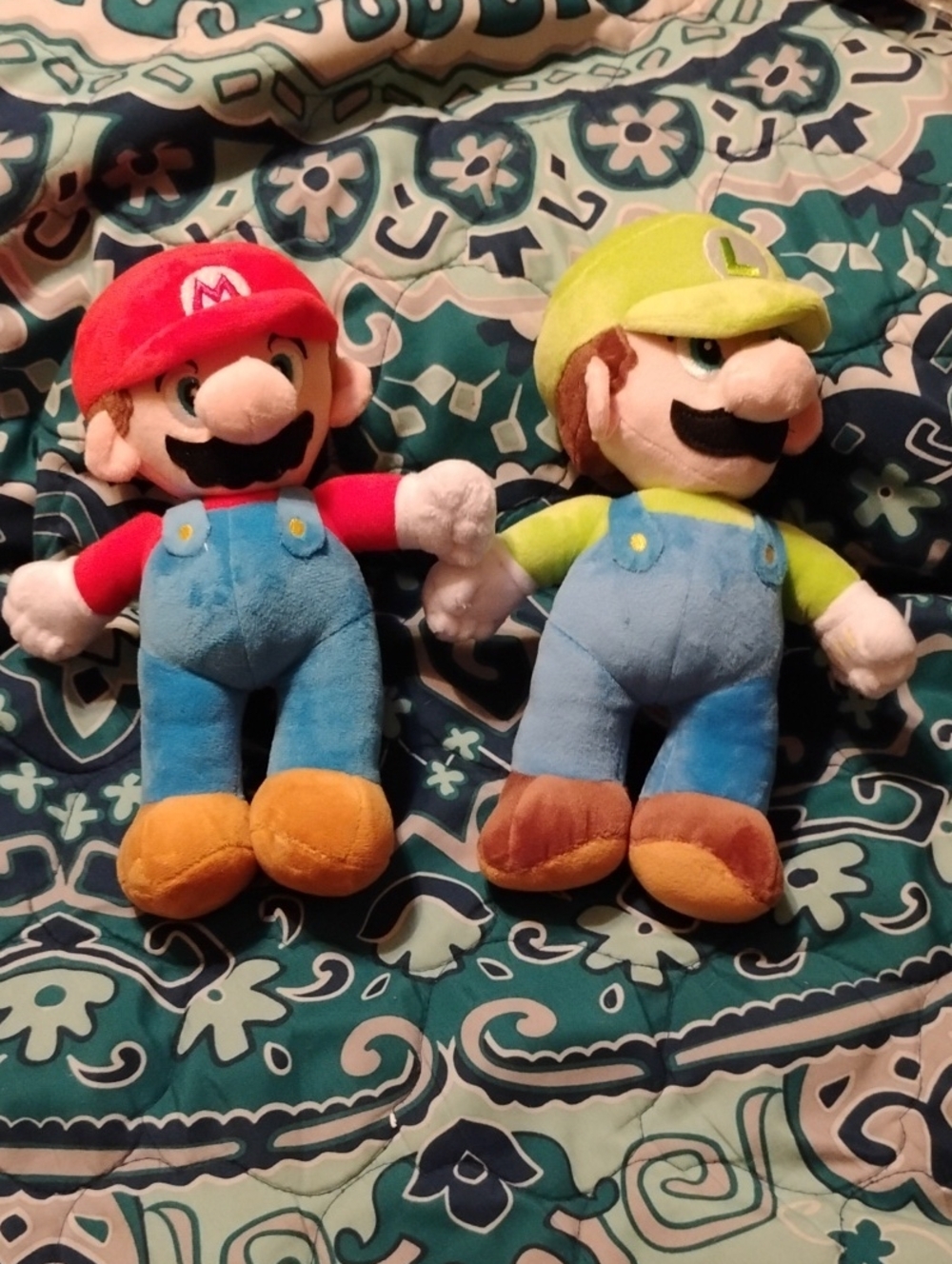 Mario & Luigi Plush Toy Pair